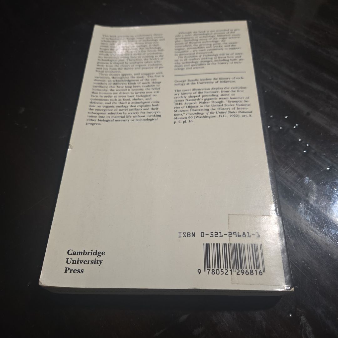 The Evolution of Technology by George Basalla, Owen Hannaway