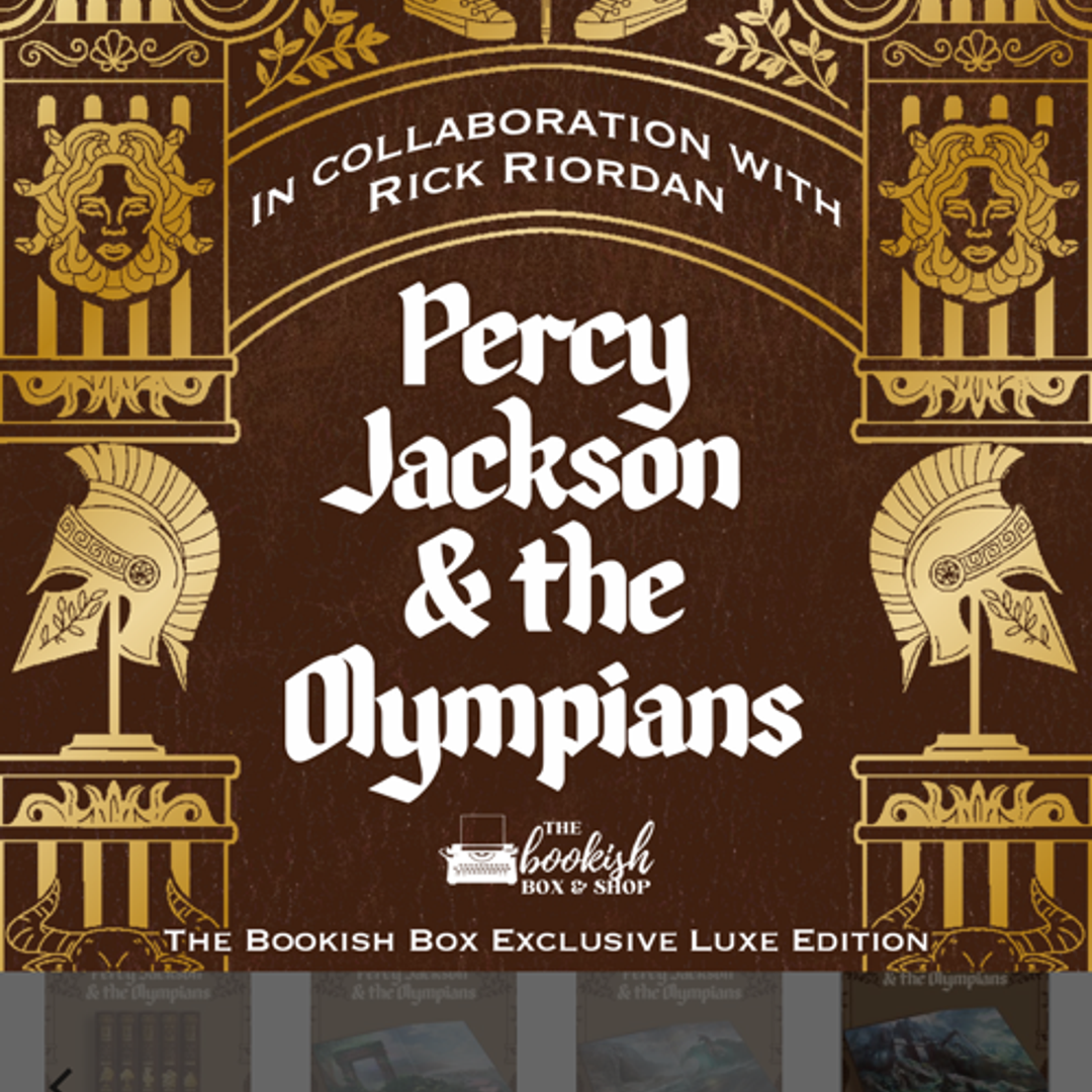 Percy Jackson and the Olympians series Booksih box exclusive