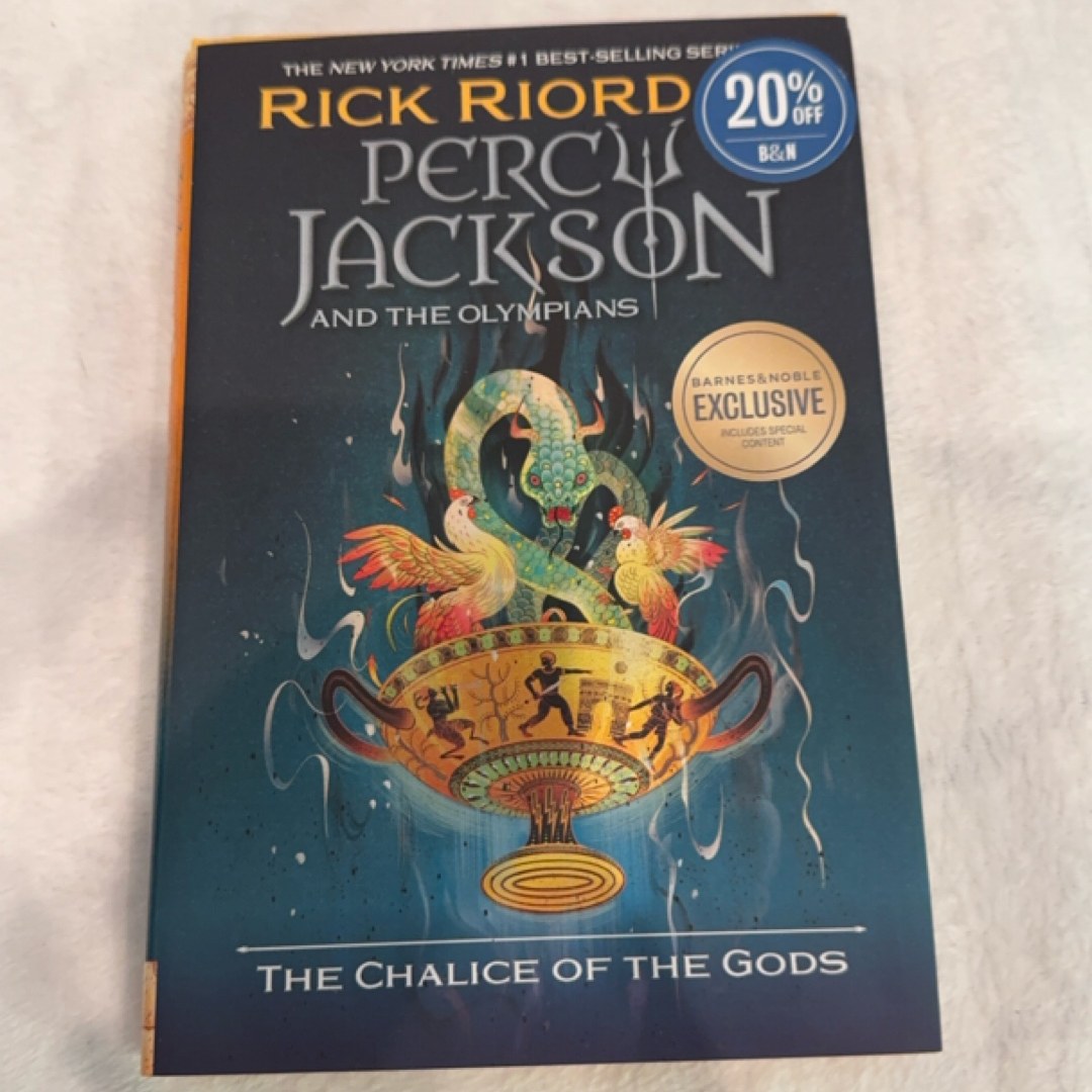 B&N Exclusive Edition- Percy Jackson and the Olympians: the Chalice of the Gods