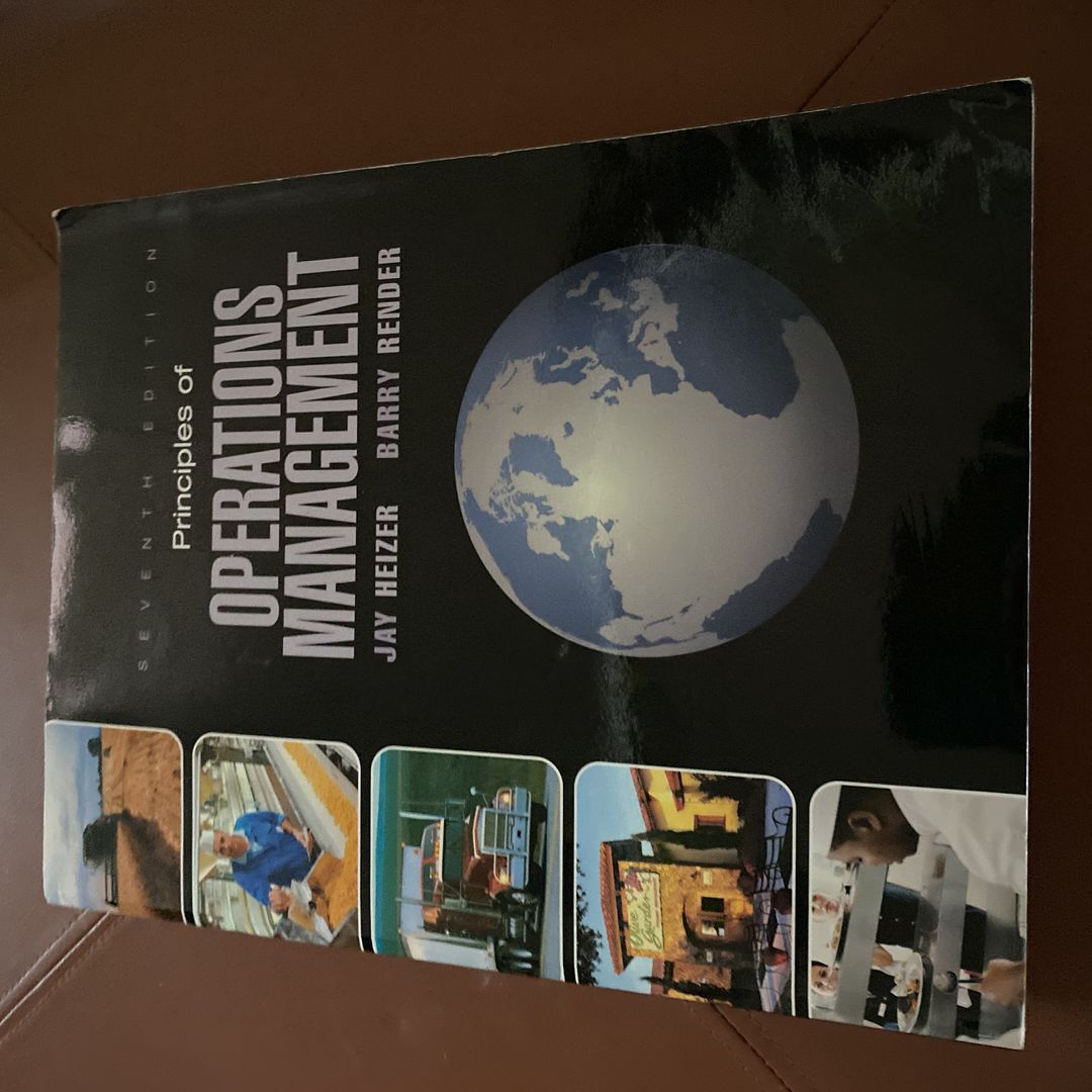 Principles of Operations Management