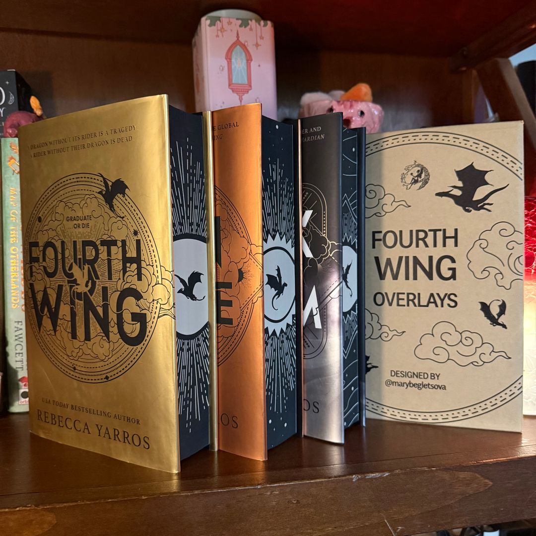 Fourth Wing - Fairyloot (Signed IF and OS) with Overlays 