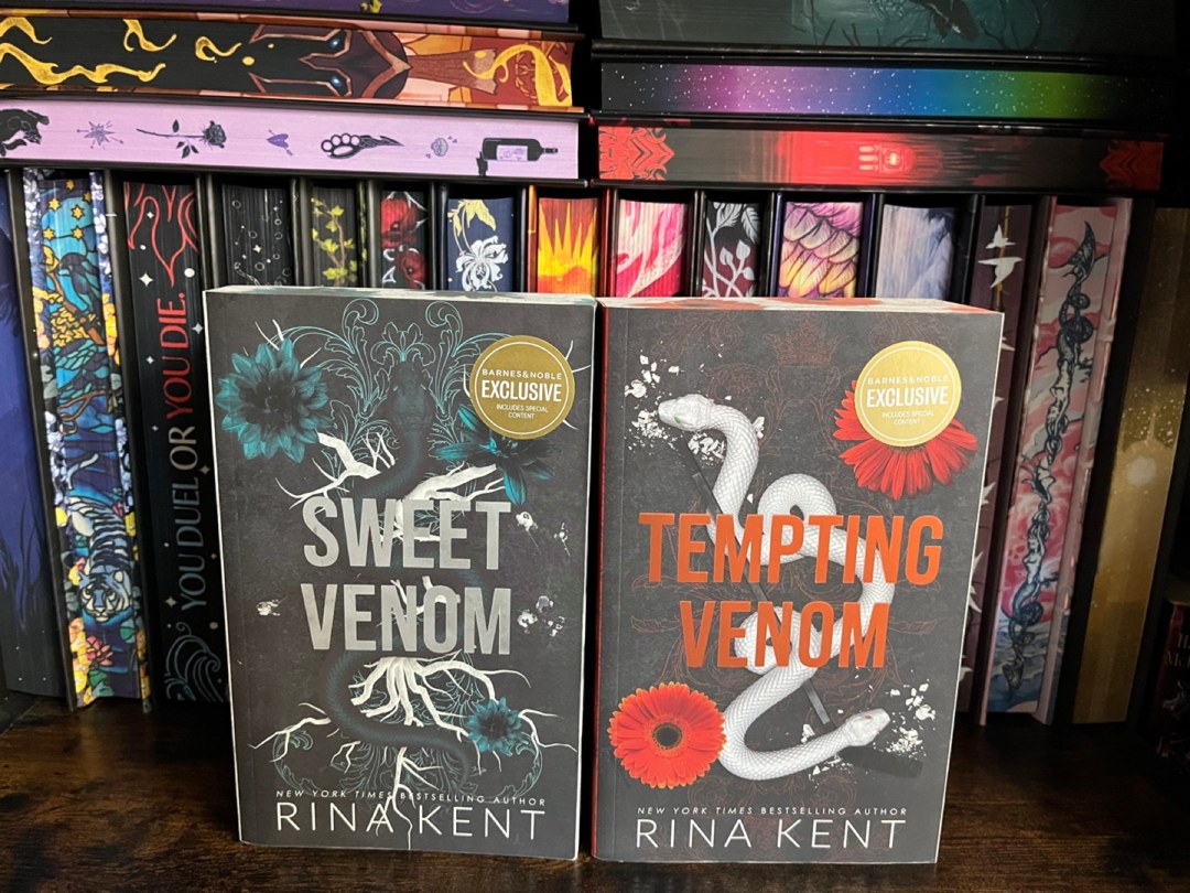 Sweet Venom and Tempting Venom by Rina Kent Barnes & Noble exclusive editions