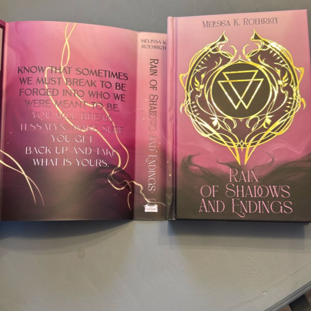 Rain of Shadows and Endings (bookishbox)