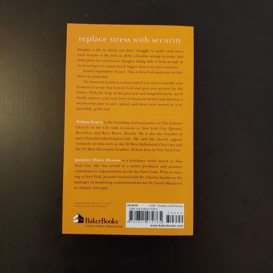 The Generosity Ladder by Nelson Searcy, Jennifer Dykes Henson