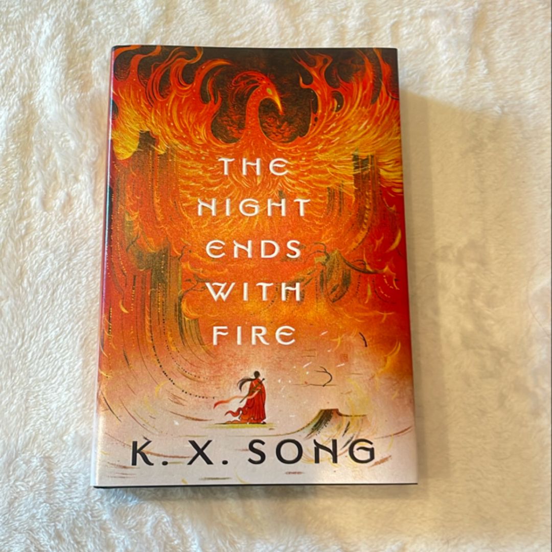 SIGNED The Night Ends with Fire First Edition 