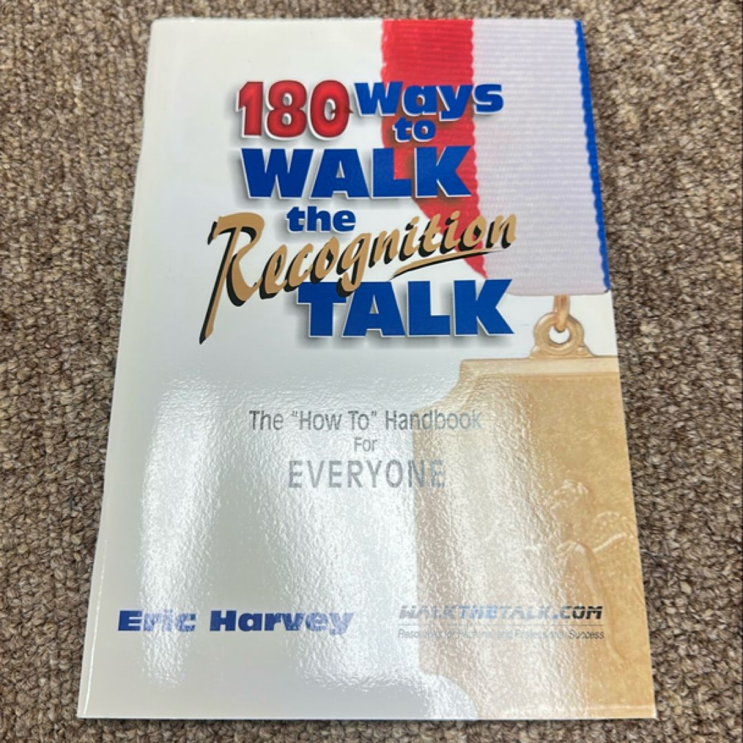 180 Ways to Walk the Recognition Talk