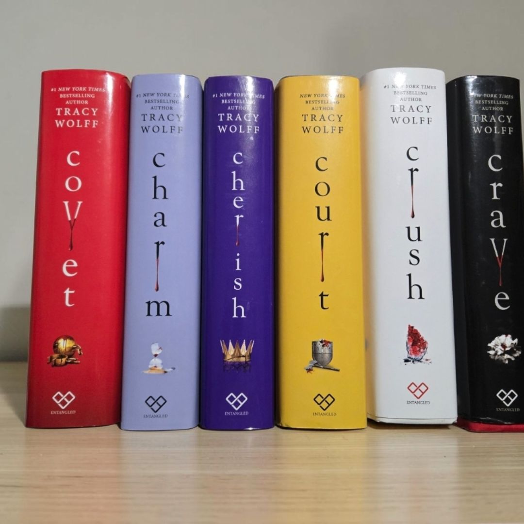 Crave Series Collection 6 Books Set By Tracy Wolff (Crave, Crush, Covet, Court, Charm & Cherish)