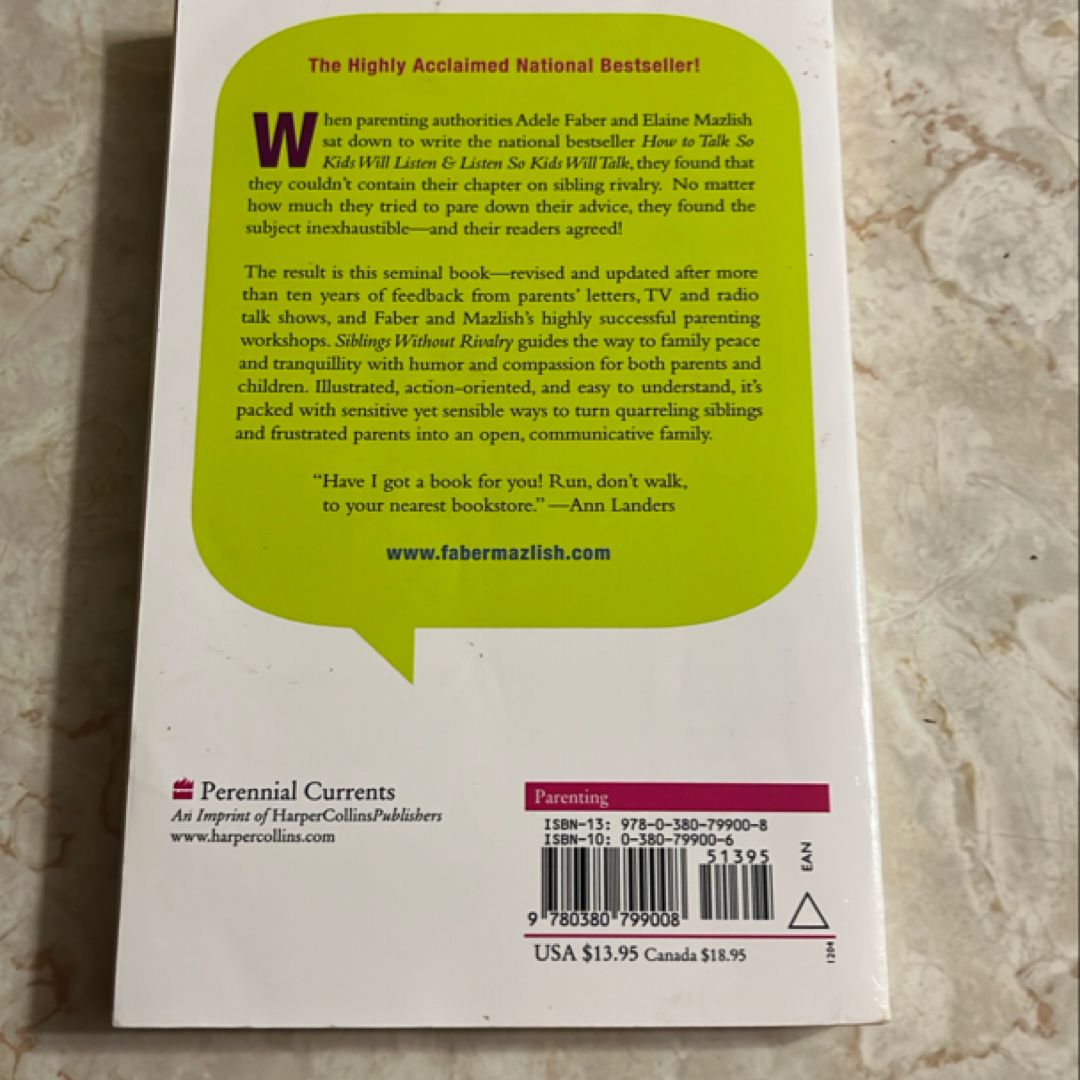 Siblings Without Rivalry