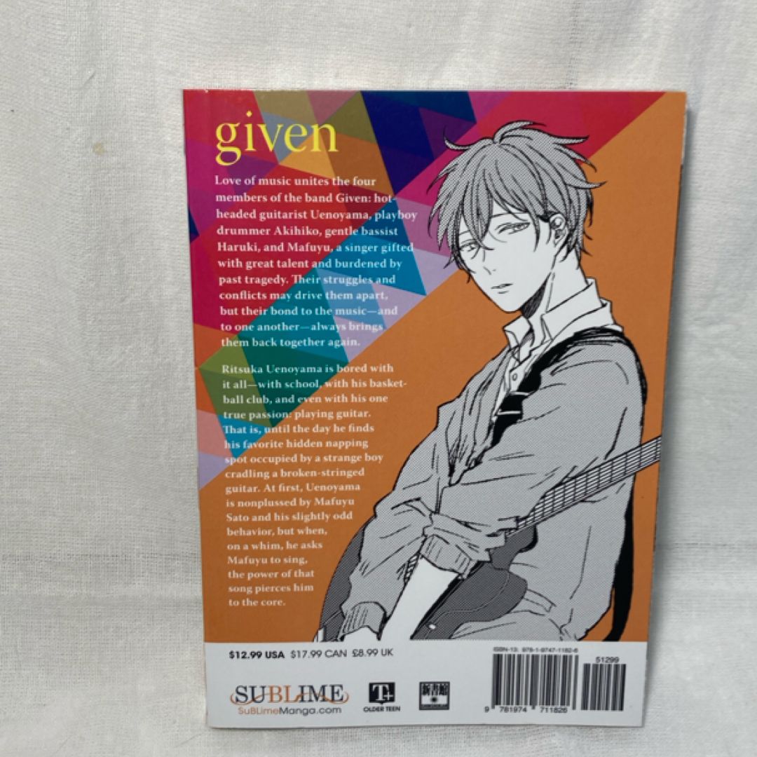 Given, Vol. 1 by Natsuki Kizu