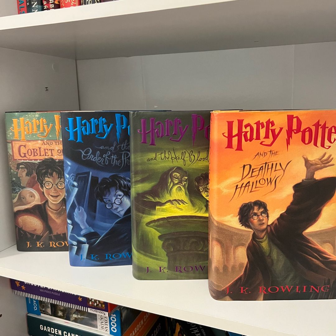Harry Potter Hardcover Set: Books 4-7