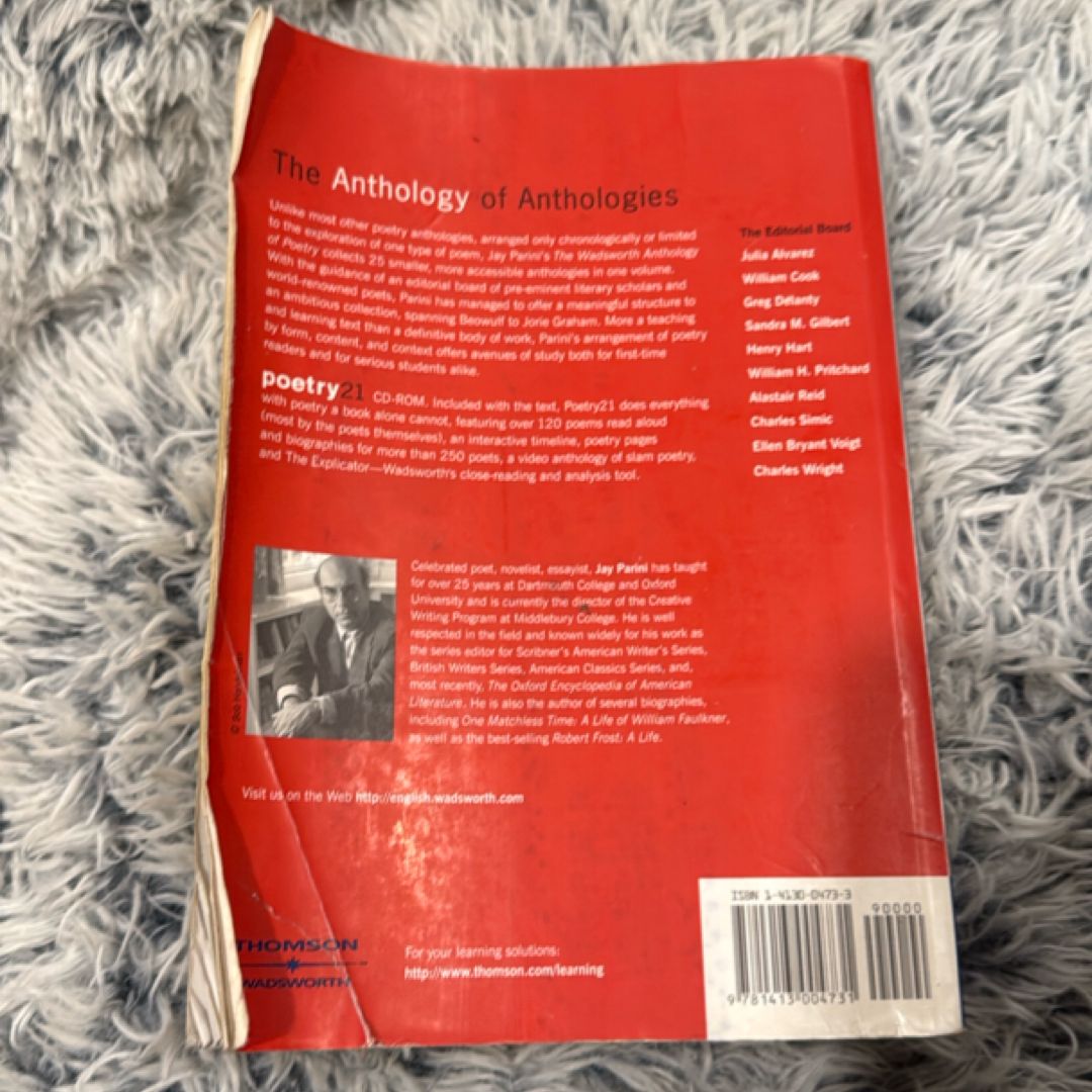 The Wadsworth Anthology of Poetry