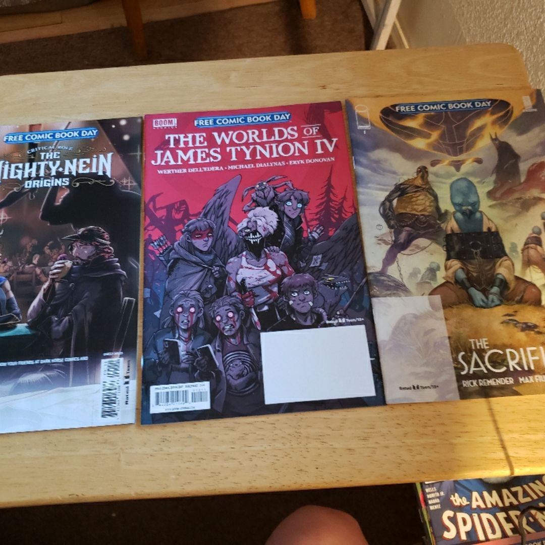 2023-25 FCBD Fantasy Lot Critical Role Mighty Nein, Worlds of James Tynion IV, Sacrificers