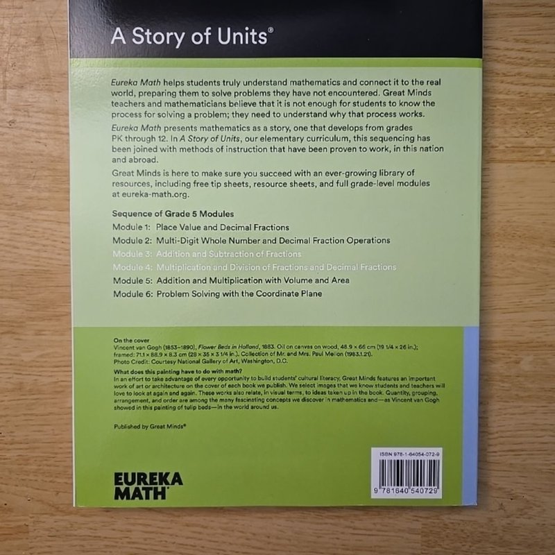 Eureka Math - a Story of Units: Learn Workbook, Grade 5, Modules 3-4 by ...
