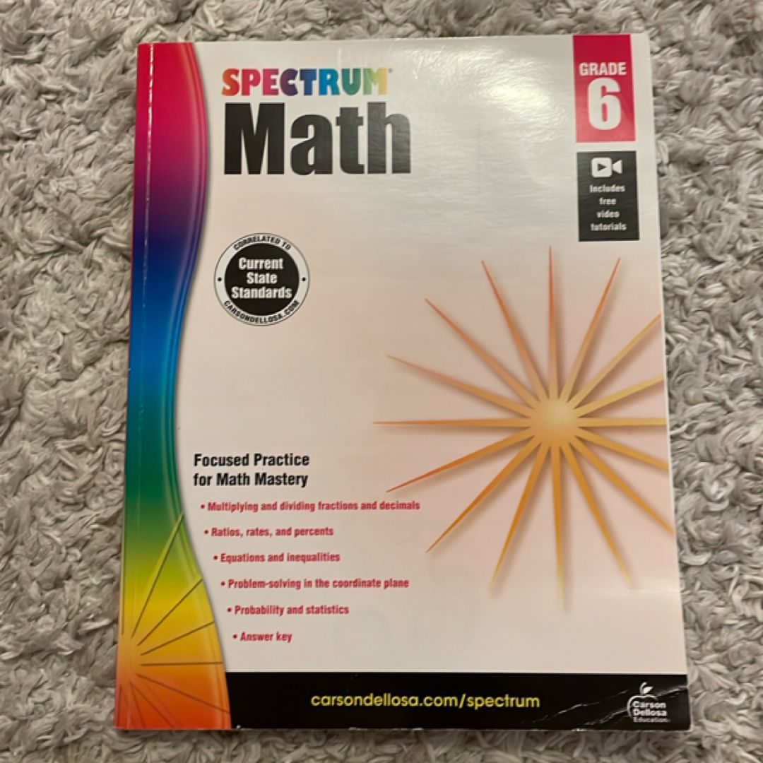 Spectrum Math, Grade 6