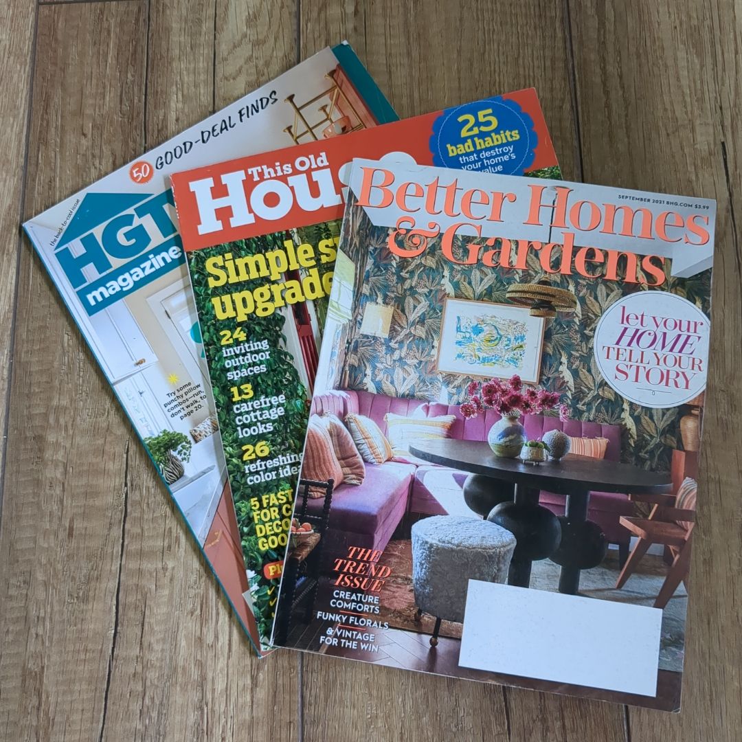 Home design magazine bundle!