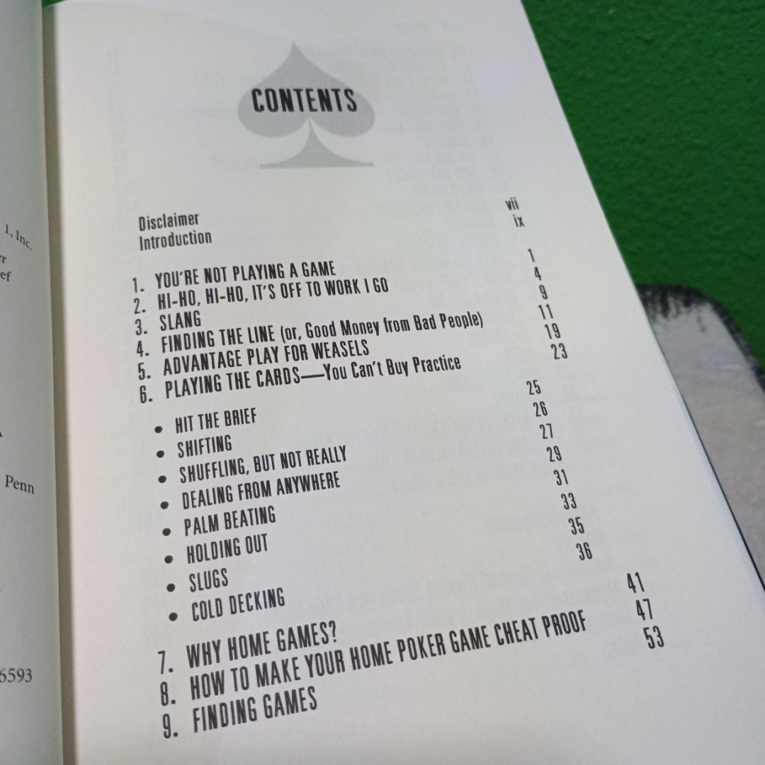 How to Cheat Your Friends at Poker - First Edition (Printing 1)