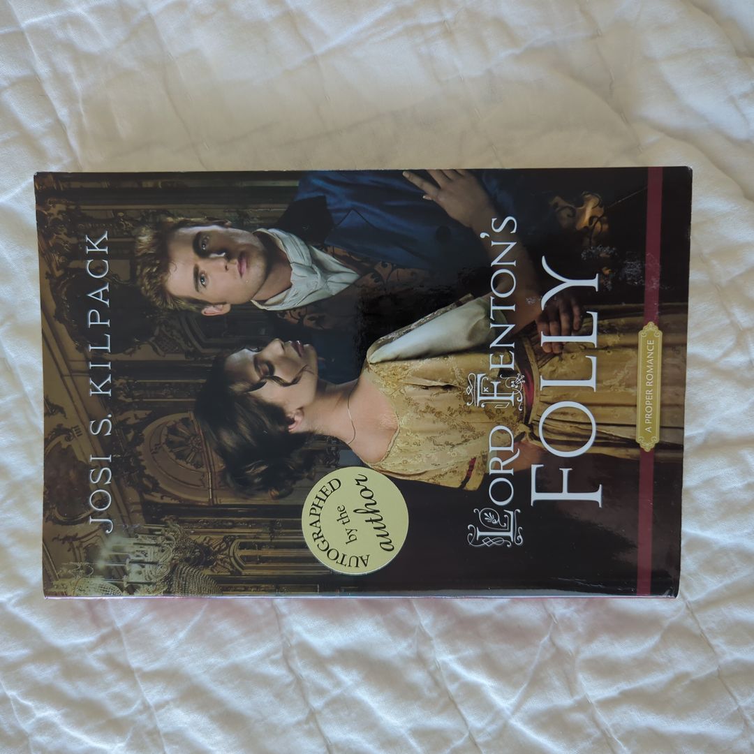 Signed by author Lord Fenton's Folly