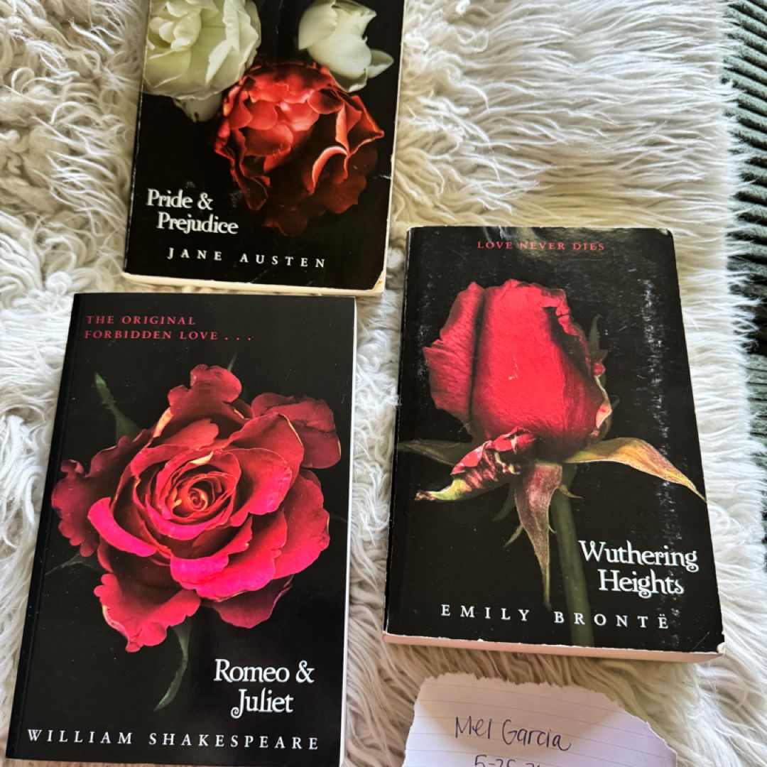 Harper Teen Classics: Wuthering Heights, Pride & Prejudice, Romeo & Juliet