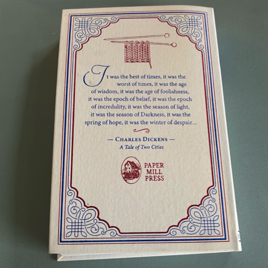 A Tale of Two Cities, Charles Dickens Classic Novel, (French Revolution; London, Love and Sacrifice), Ribbon Page Marker, Perfect for Gifting