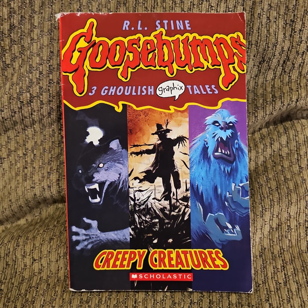 FIRST EDITION Goosebumps Creepy Creatures Graphic Novel Book 1