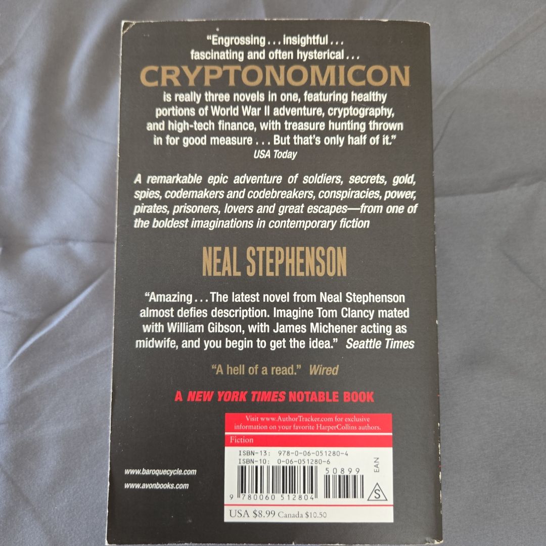 Cryptonomicon by Neal Stephenson, Paperback | Pangobooks