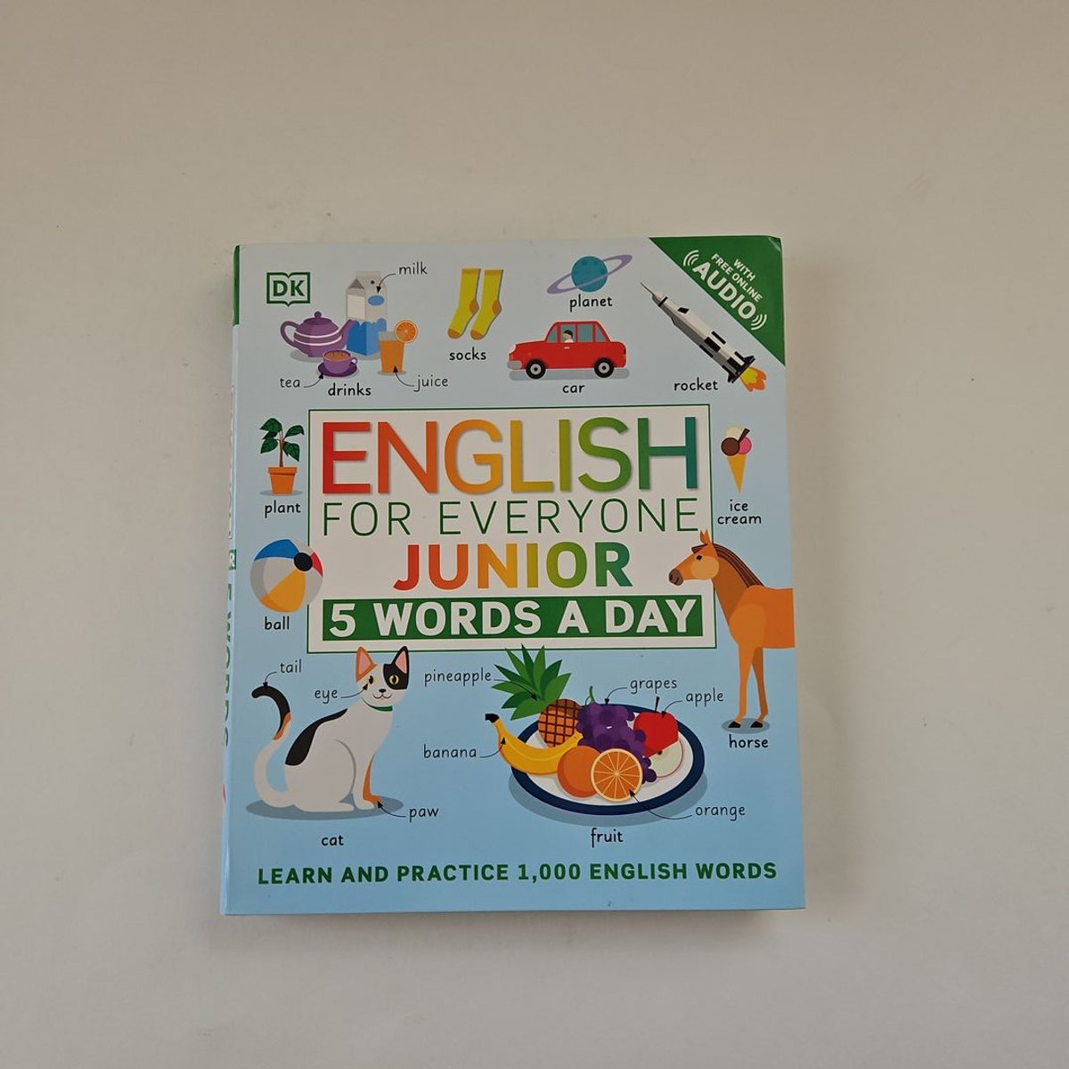 English for Everyone Junior: 5 Words a Day by