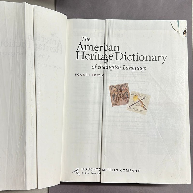The American Heritage Dictionary of the English Language by