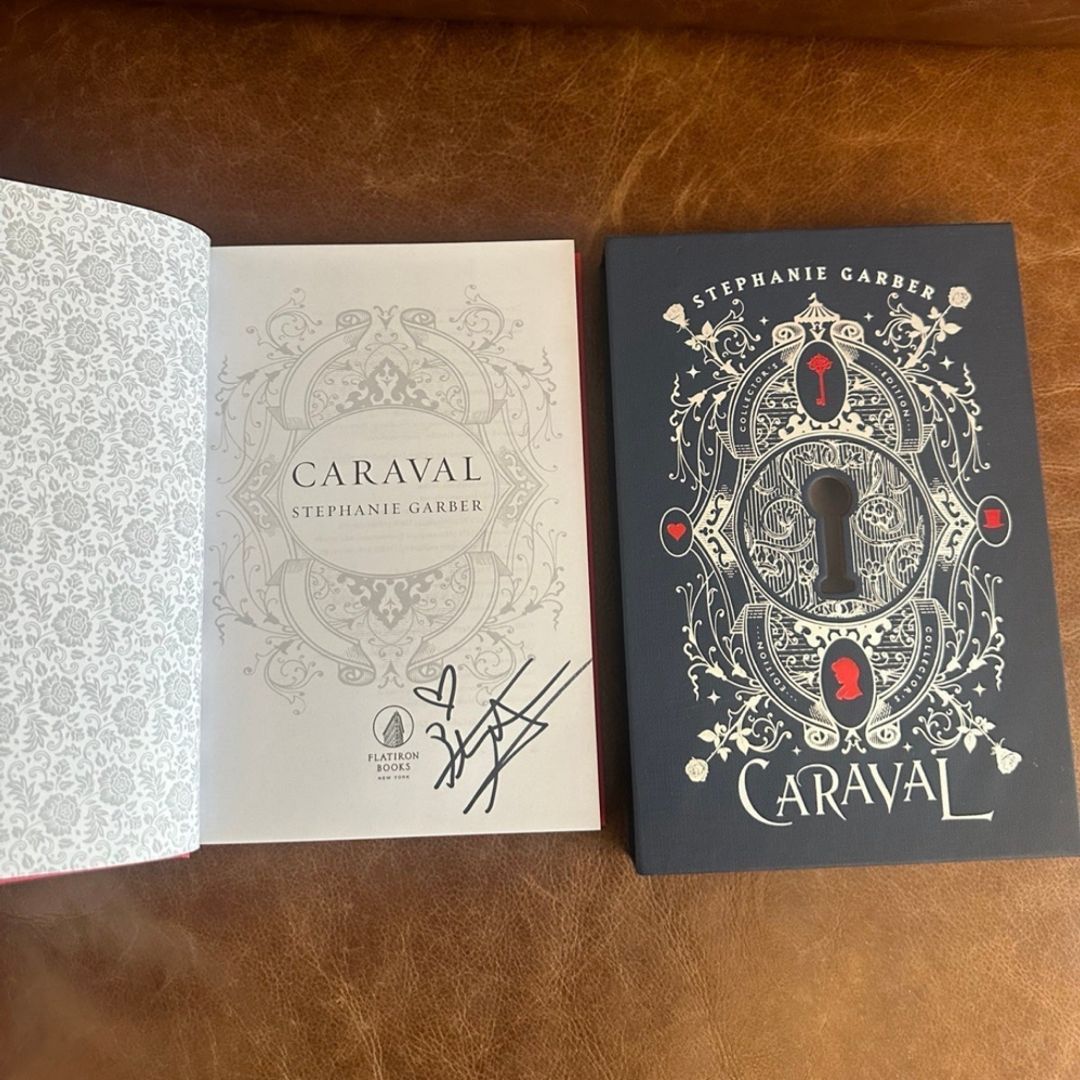Caraval collectors edition signed by stephanie garber oop