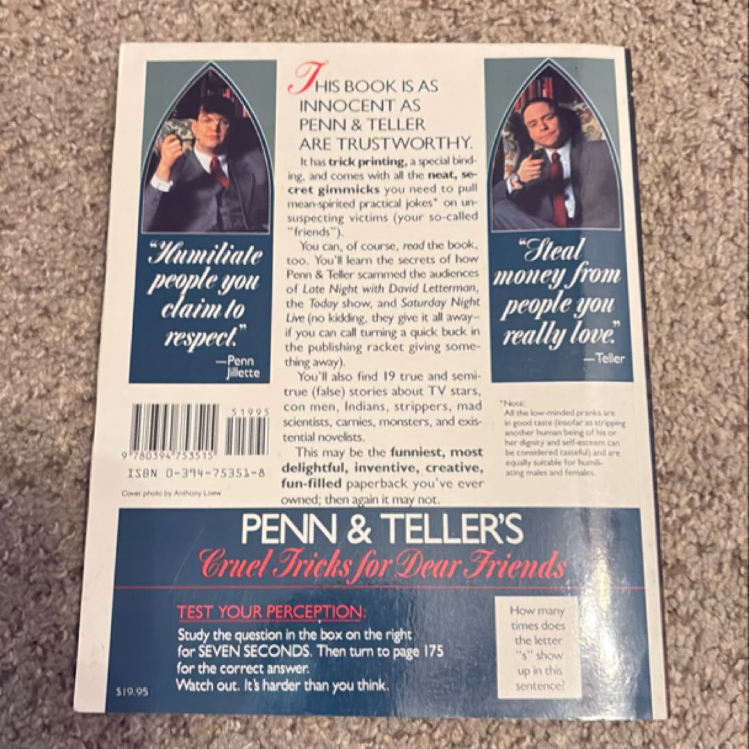 Cruel Tricks for Dear Friends