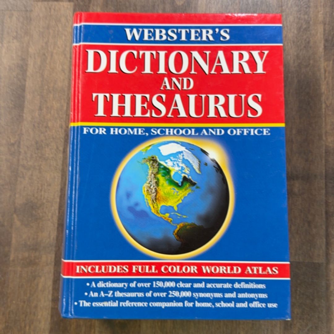 Websters Dictionary and Thesaurus