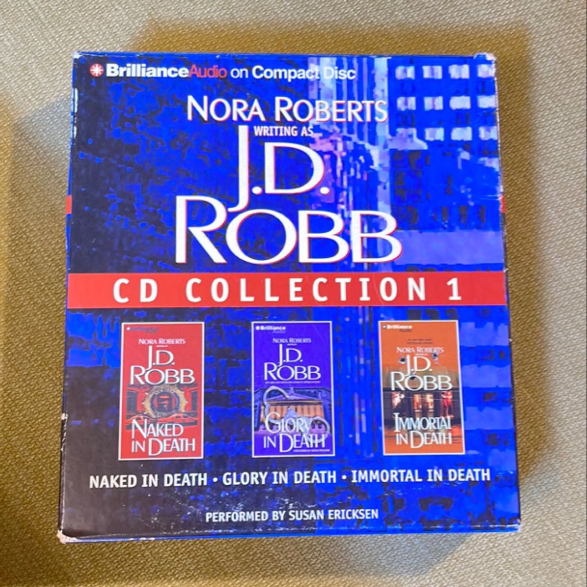 J. D. Robb CD Collection 1 by J. D. Robb, Susan Ericksen