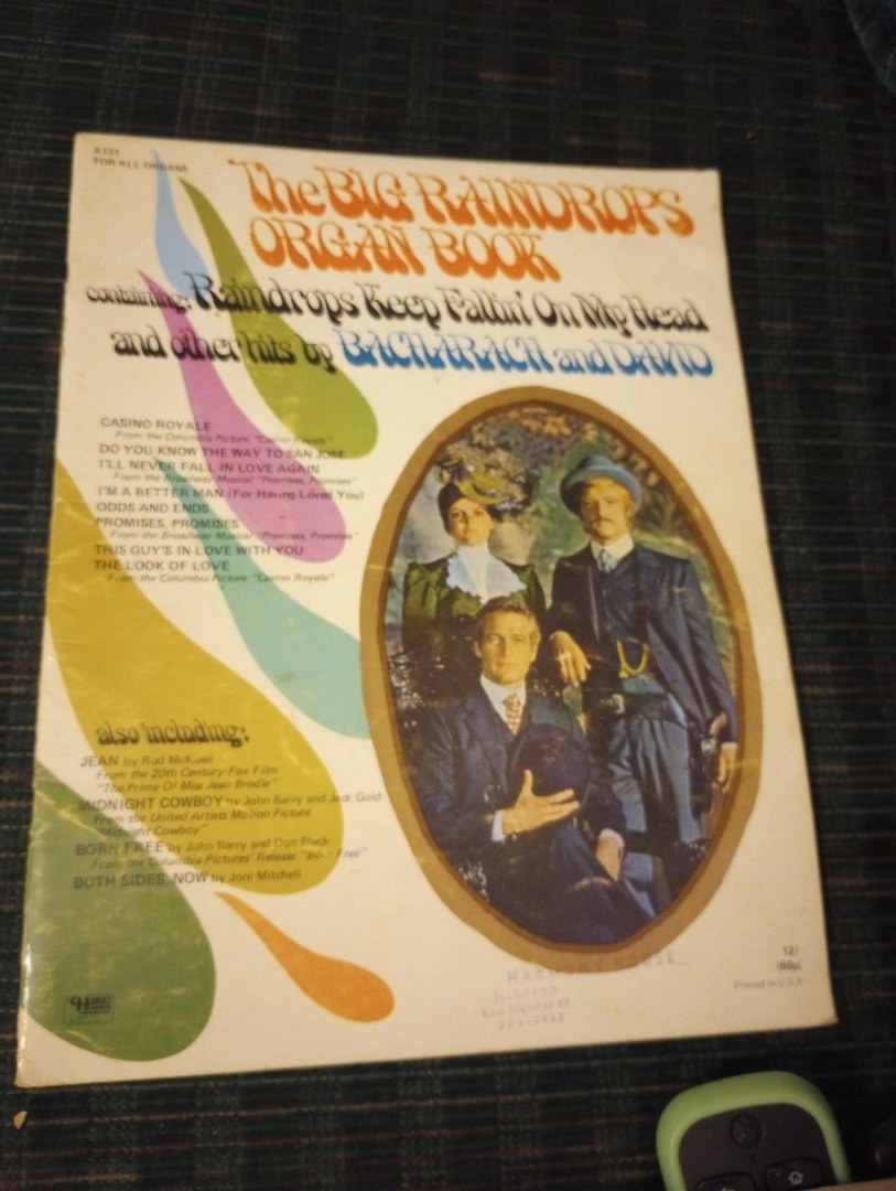 The big Raindrops organ book 
