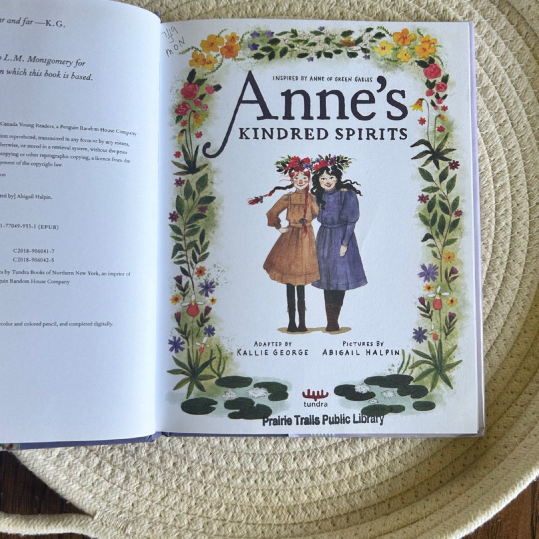 Anne's Kindred Spirits by Kallie George, Hardcover | Pangobooks