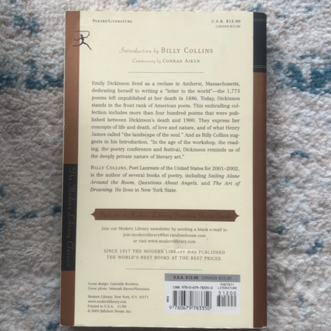 The Selected Poems of Emily Dickinson