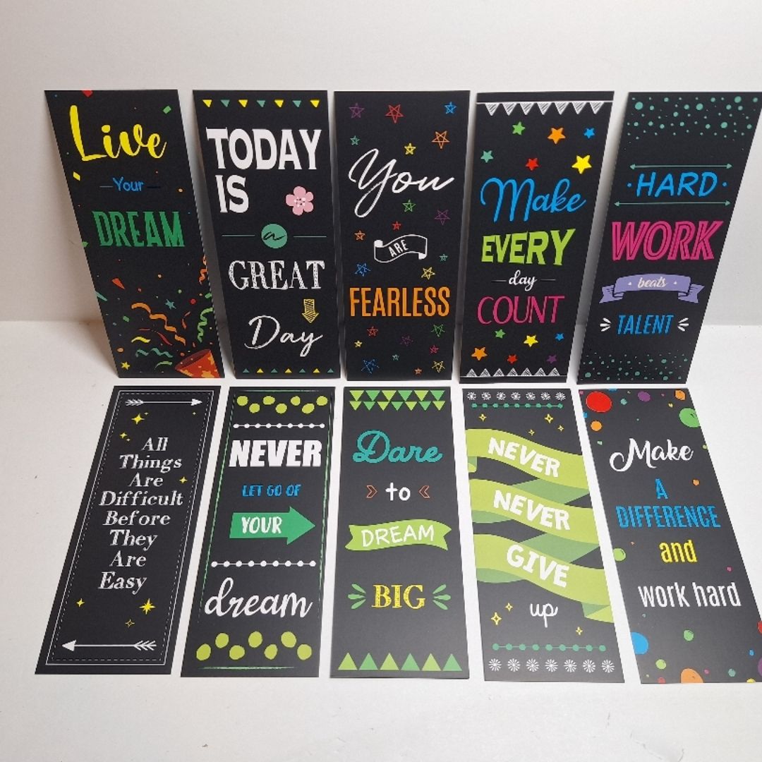 10 Inspirational Double-sided Bookmarks 