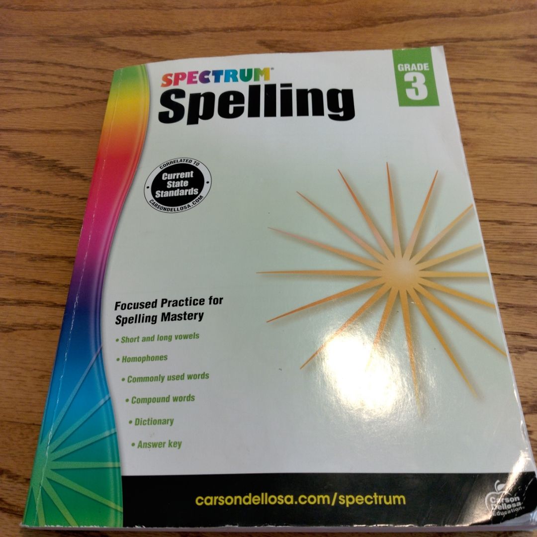 Spectrum Spelling, Grade 3