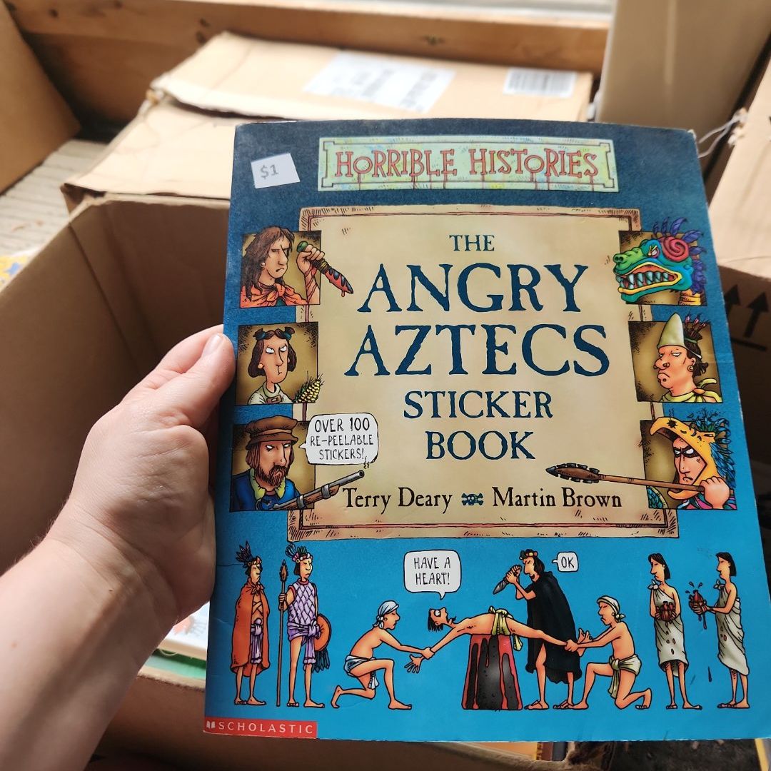 Angry Aztecs Sticker Book