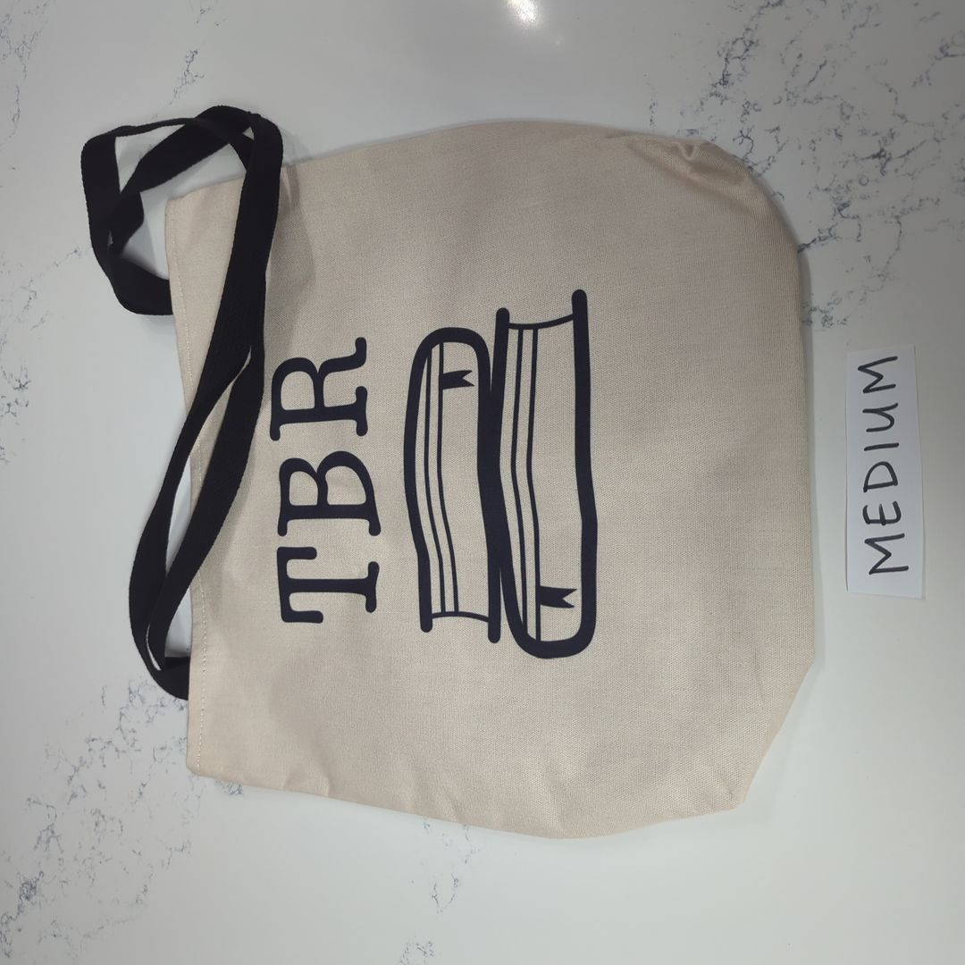 TBR To Be Read Tote (Medium)
