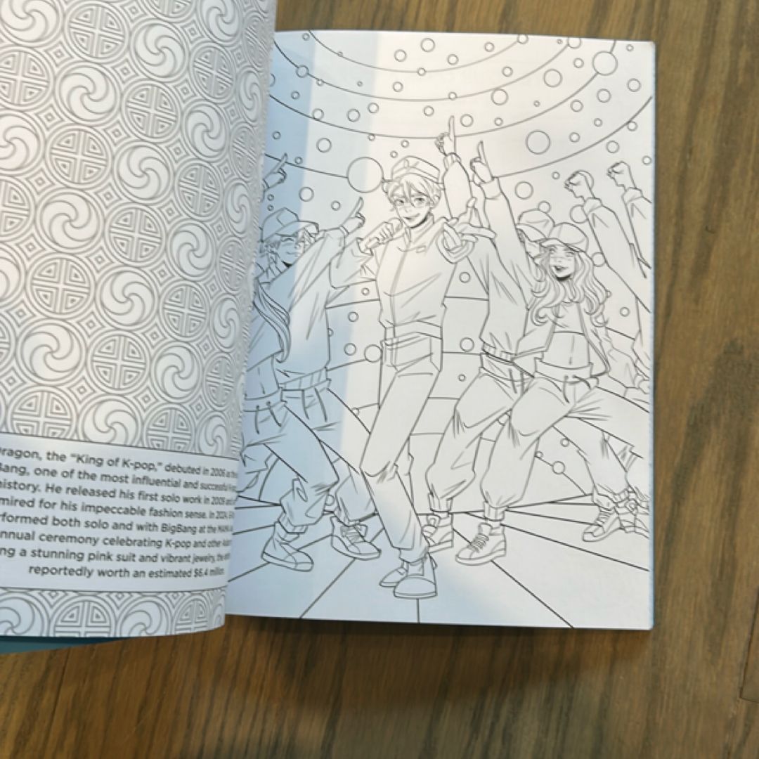 I Love K-Pop Coloring and Activity Book
