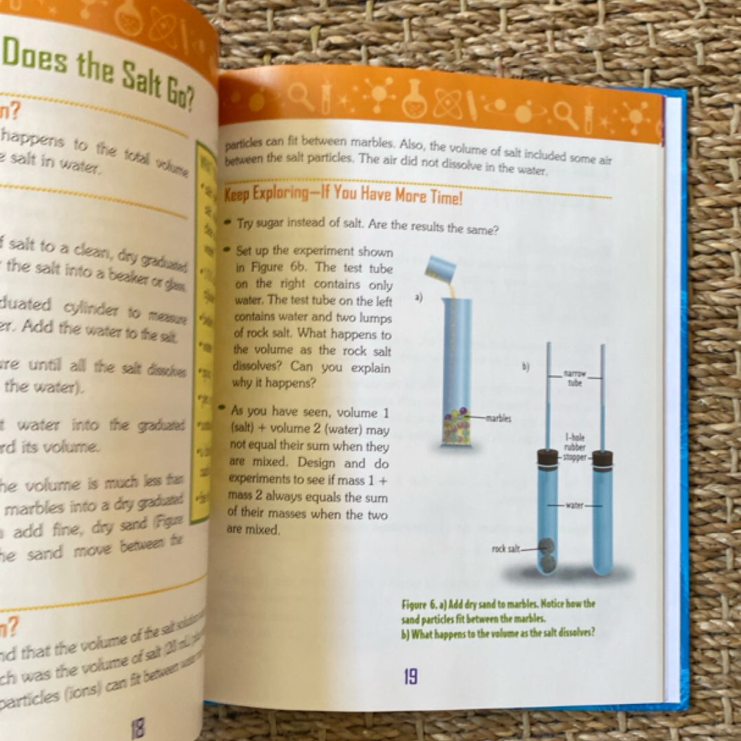 Atoms and Molecules Experiments Using Ice, Salt, Marbles, and More