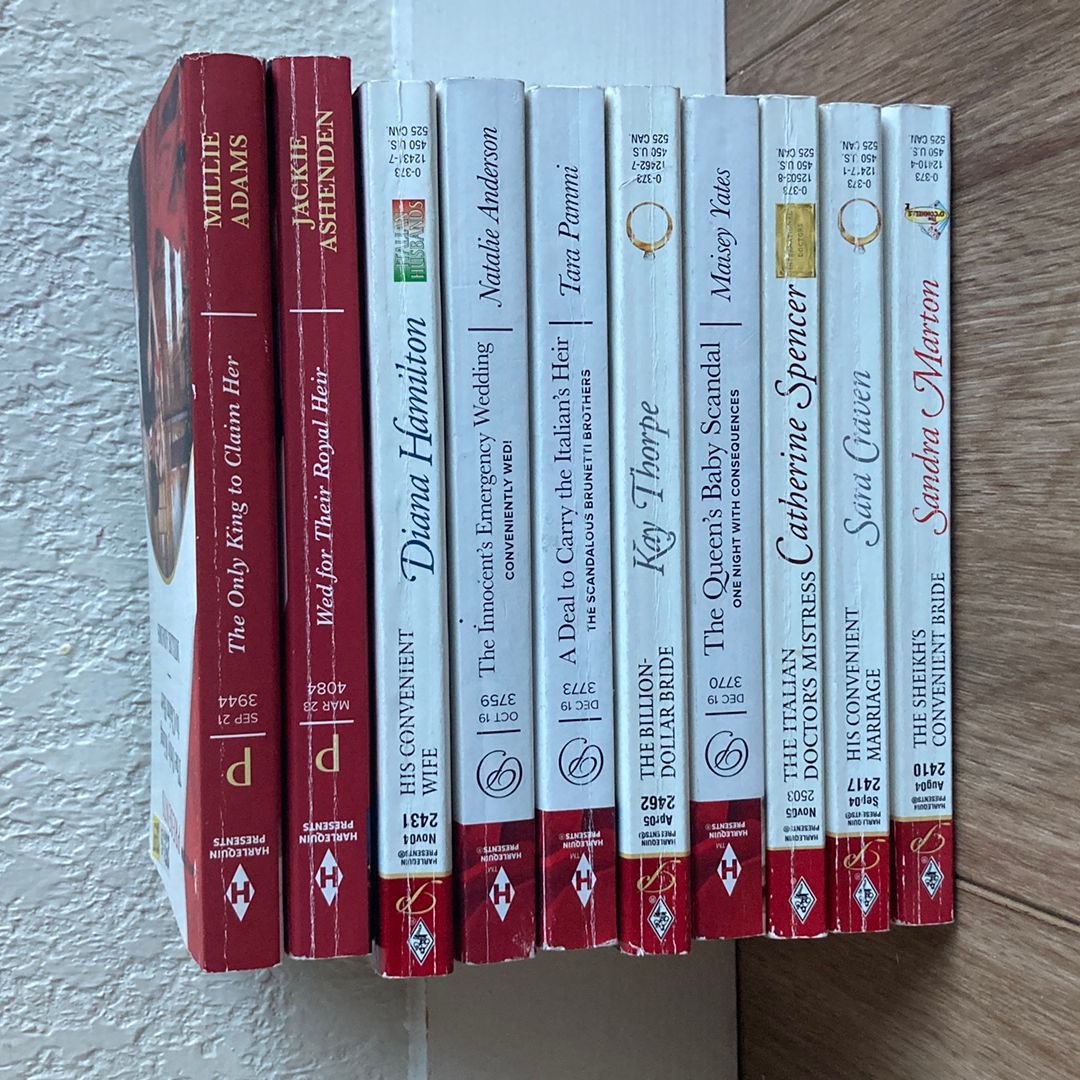 Bundle of (10) Harelequin Presents Paperbacks