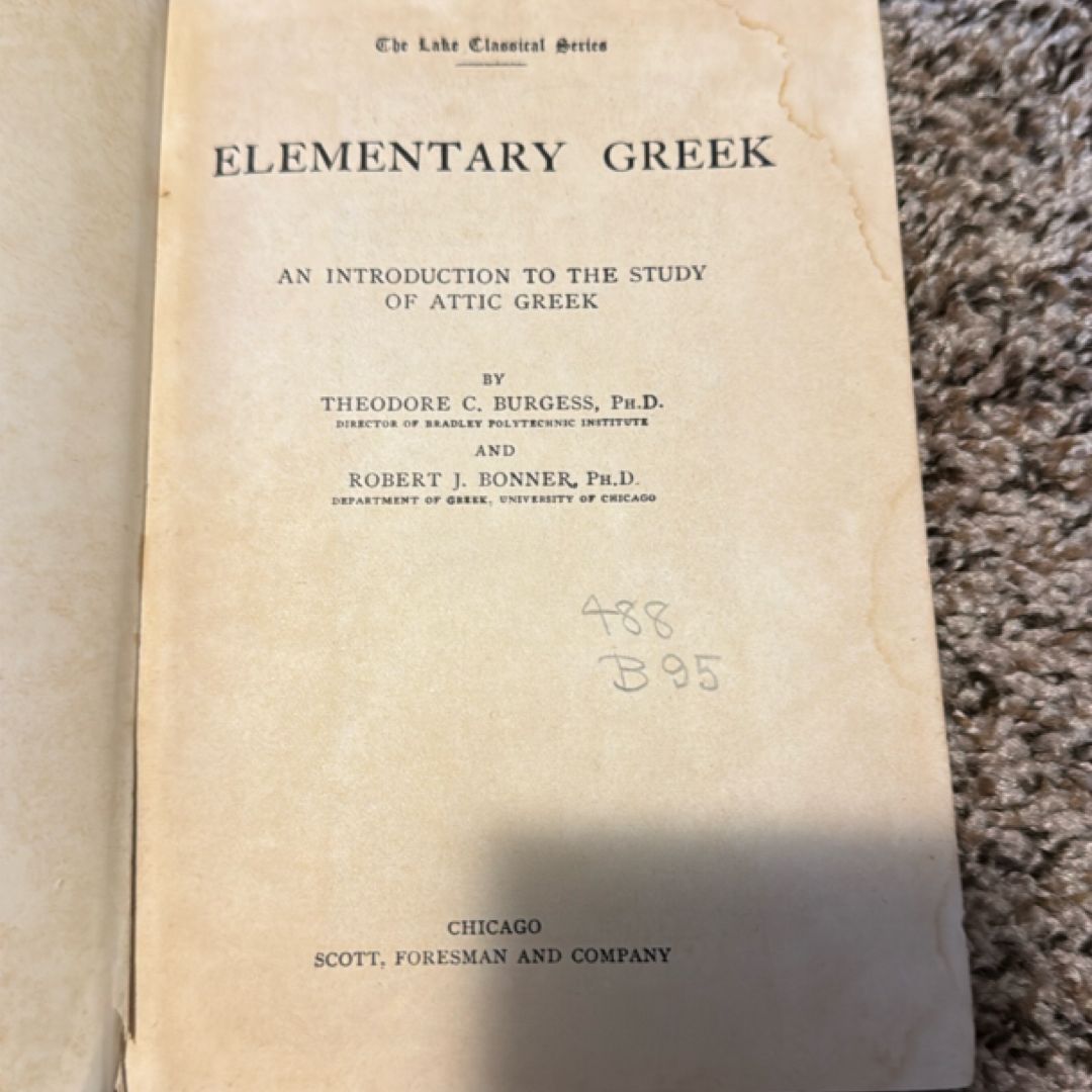 Elementary Greek