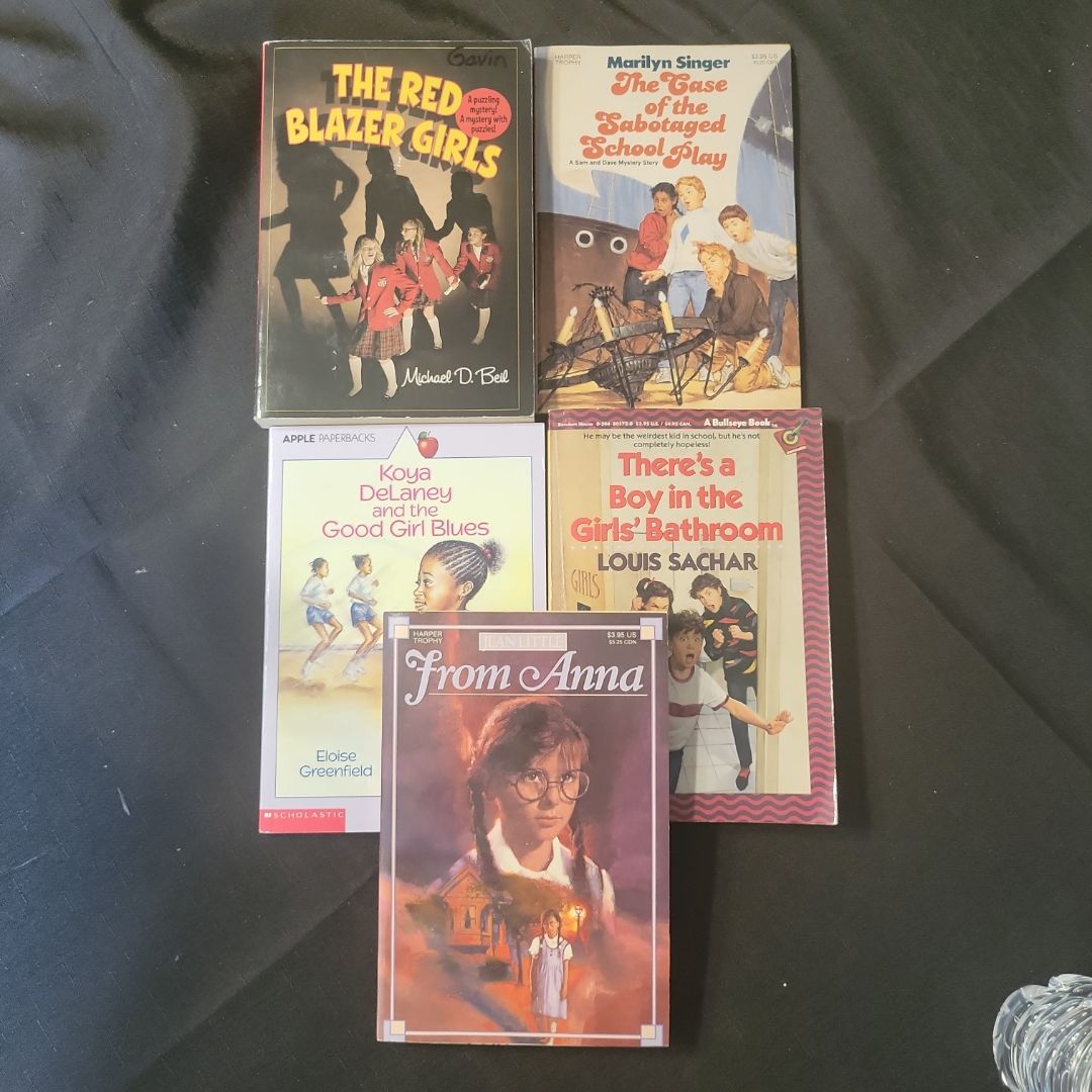 Vintage Kids/YA Paperback Bundle — Louis Sachar, Jean Little & more (5 books)