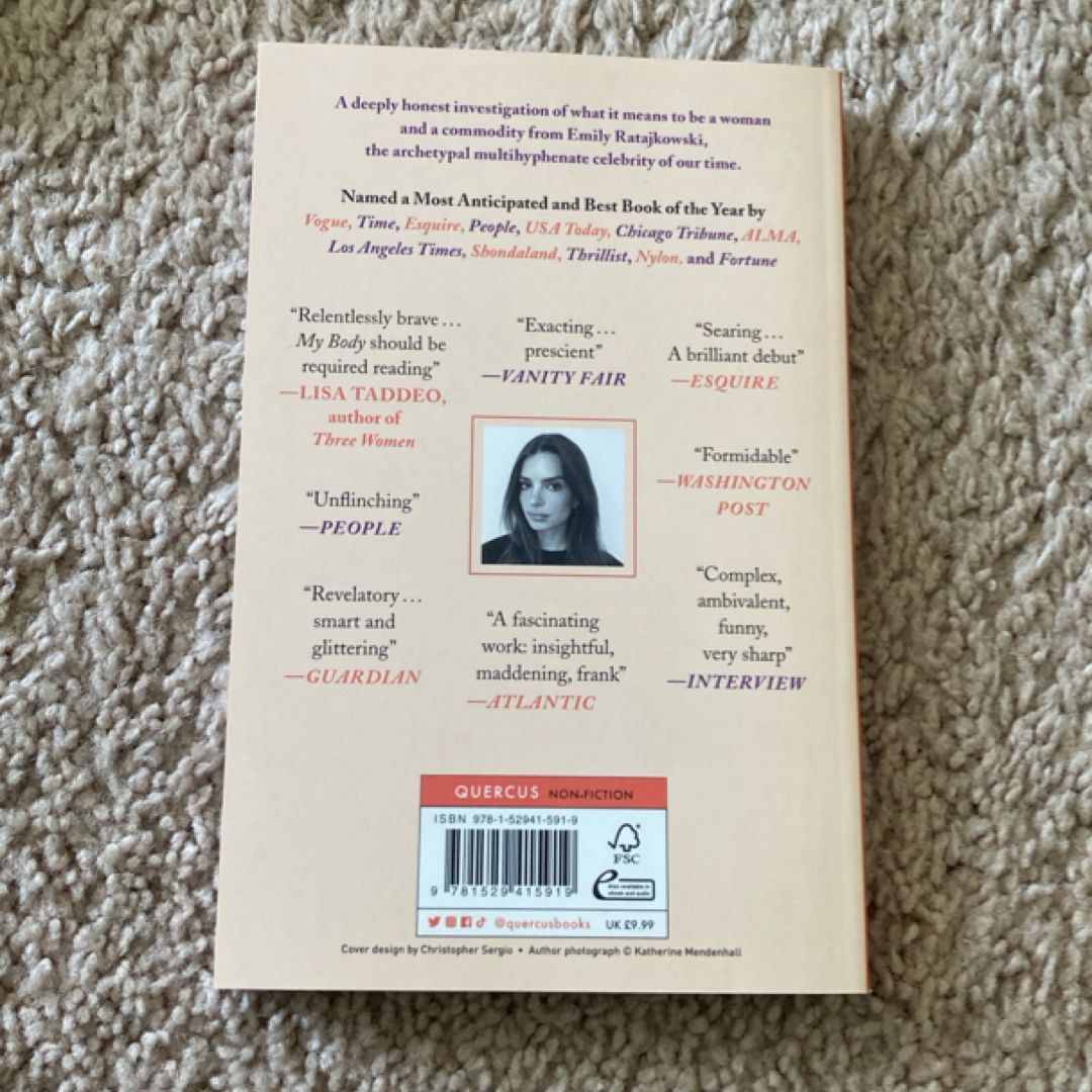 My Body by Emily Ratajkowski, Paperback | Pangobooks