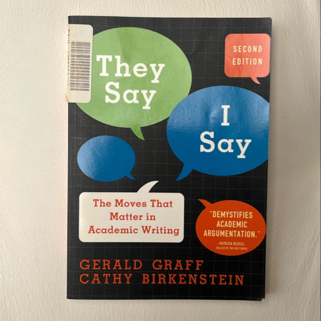They Say / I Say