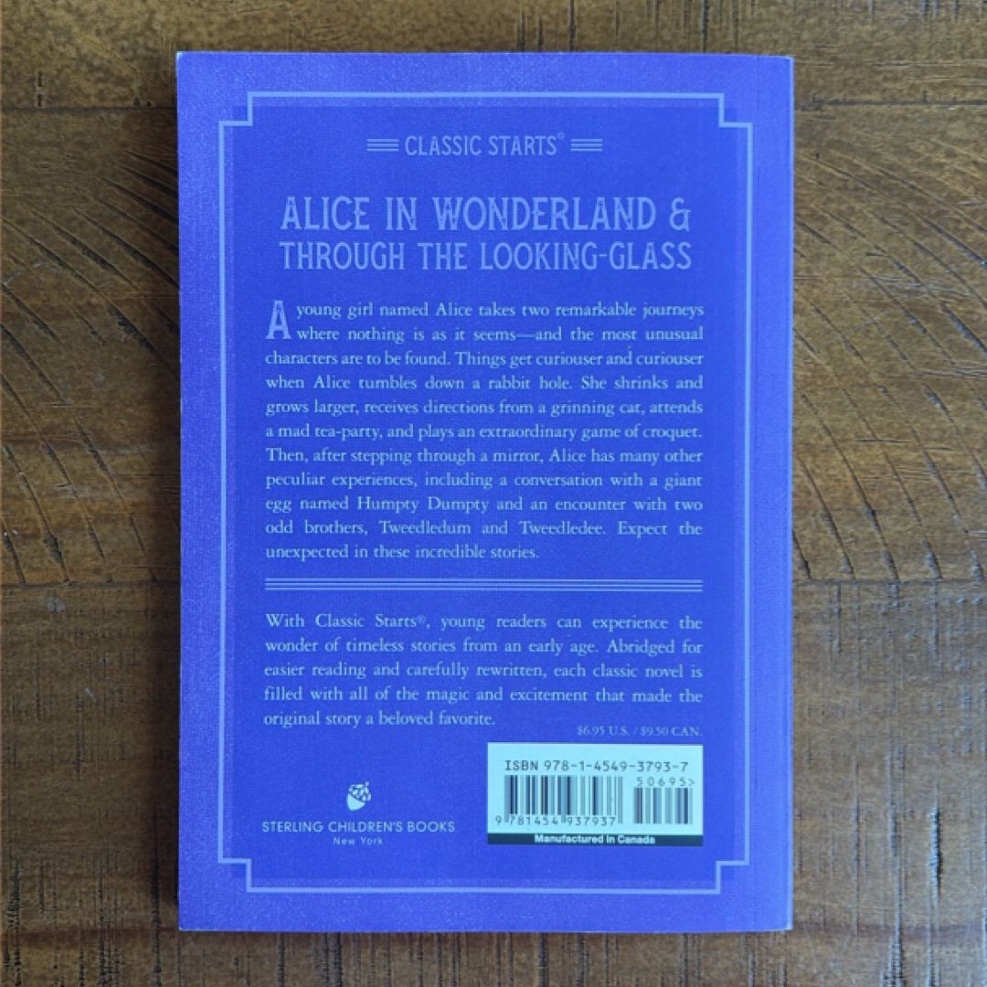 Classic Starts®: Alice in Wonderland and Through the Looking-Glass
