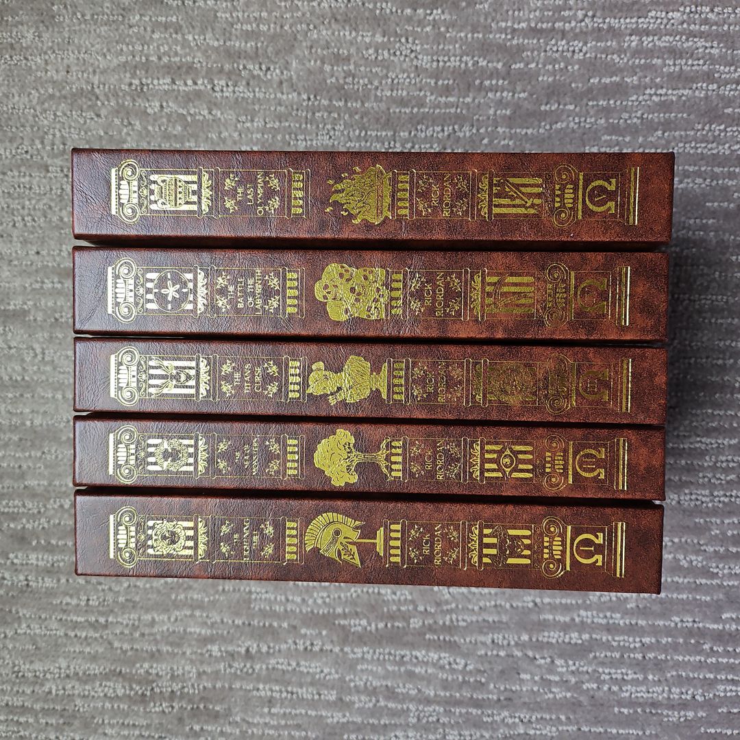 Percy Jackson and the Olympians Bookish Box Deluxe set