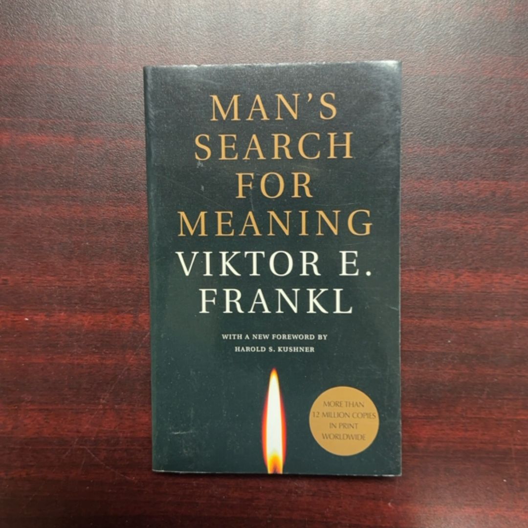 Man's Search for Meaning (OLD EDITION/OUT of PRINT)