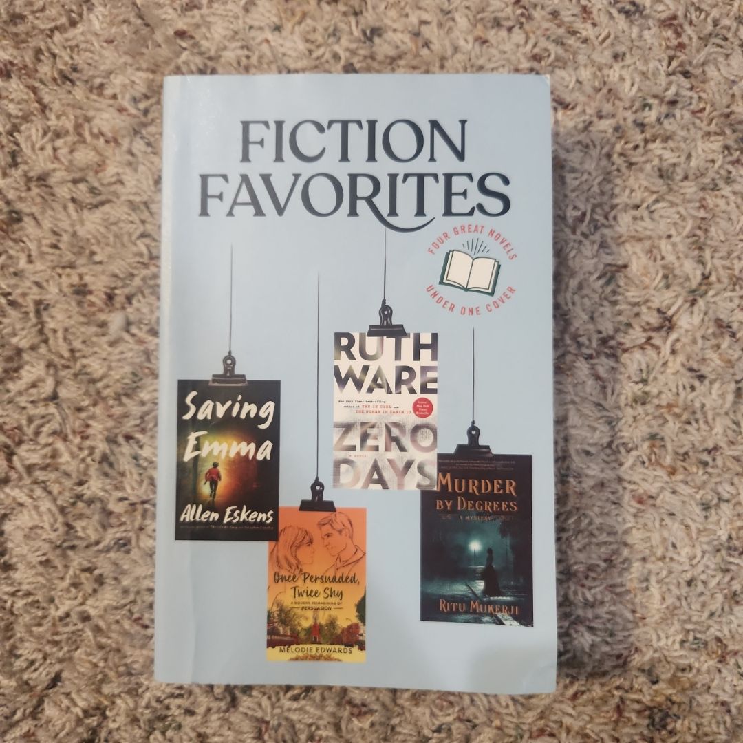 Zero Days, Murderer by Degrees, Once persuaded Twice shy, Saving Emma