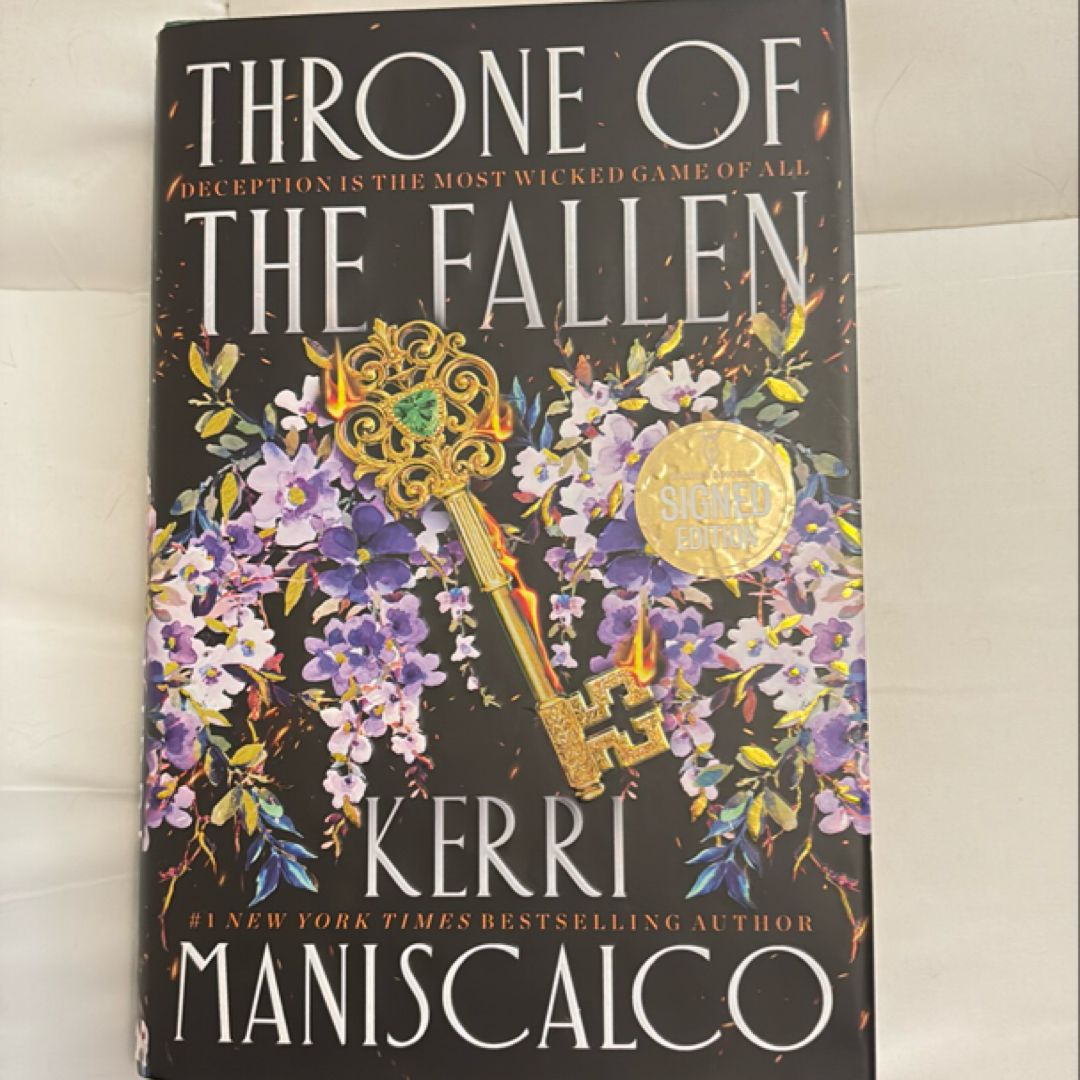 Throne Of Ther Fallem (signed By Kerri Maniscalco!)
